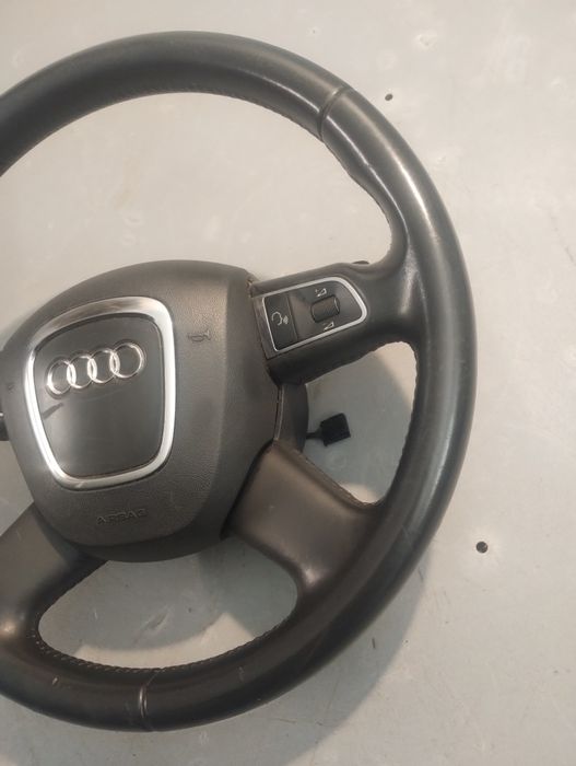 Kierownica audi A6 C6 A8 skóra łopatki airbag 4E0.419.091CN