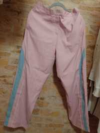 (40/L) Różowe spodnie dresowe, dresy z Londynu