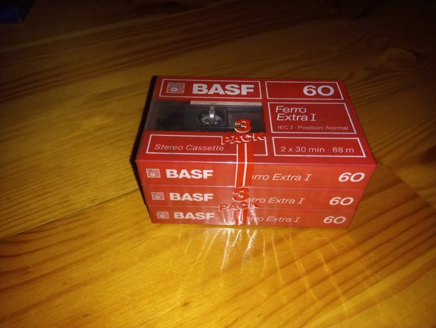 3- pak czystych kaset magnetofonowych