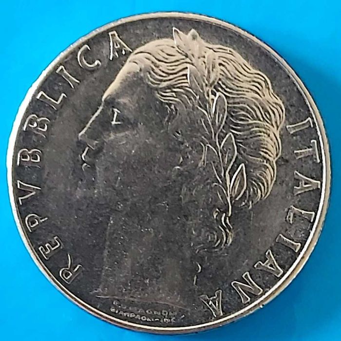 100 Liras de 1979, Republica Italiana
