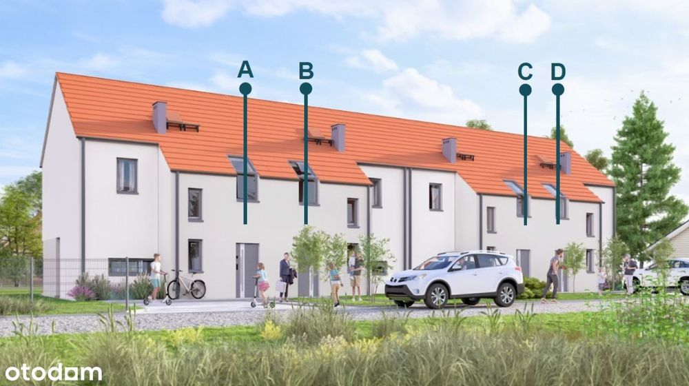 ❤️Leśnica→Miękinia→segment z ogrodem→bezpośrednio❤