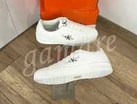 Męskie trampki Calvin Klein białe skórzane modne oryginalne 41-46