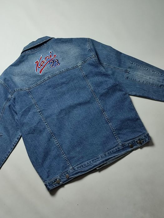 Куртка джинсовая Karl Kani EUR L-XL (р.48-50)бу ориг мужская синяя y2k