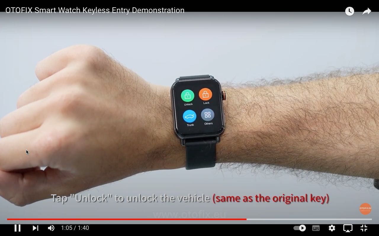 Smart watch keyless smart key Autel Otofix