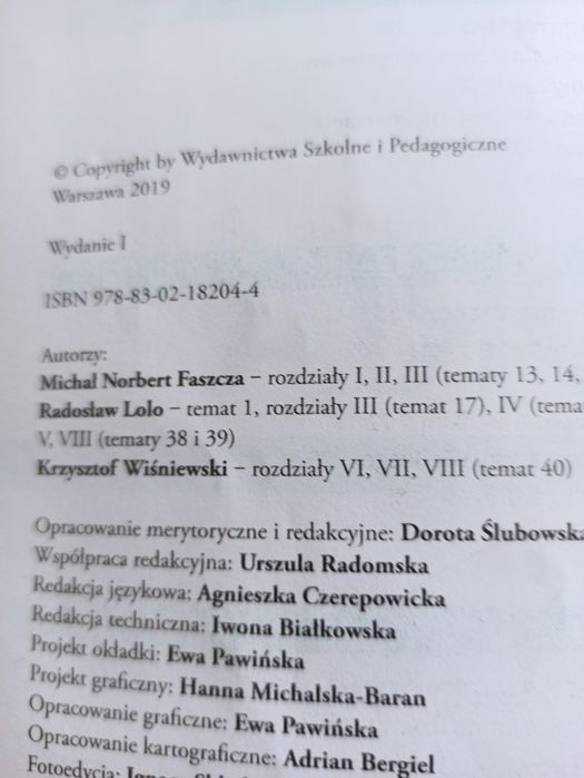 Podręcznik Historia kl 1
