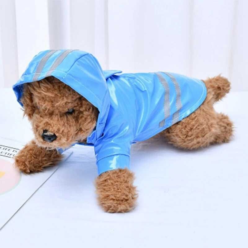 Дощовик для кішок і собак синього кольору розмір М
