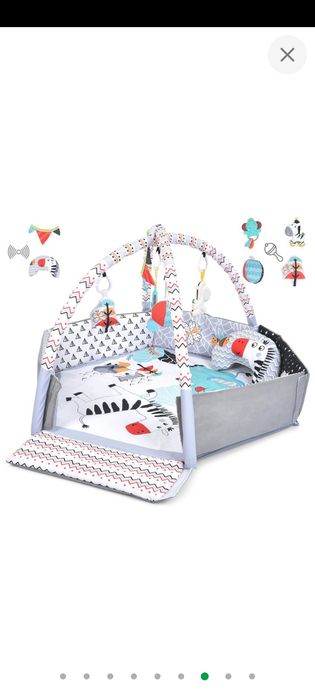 Развивающий термоковрик манеж от 0 для новорожденных