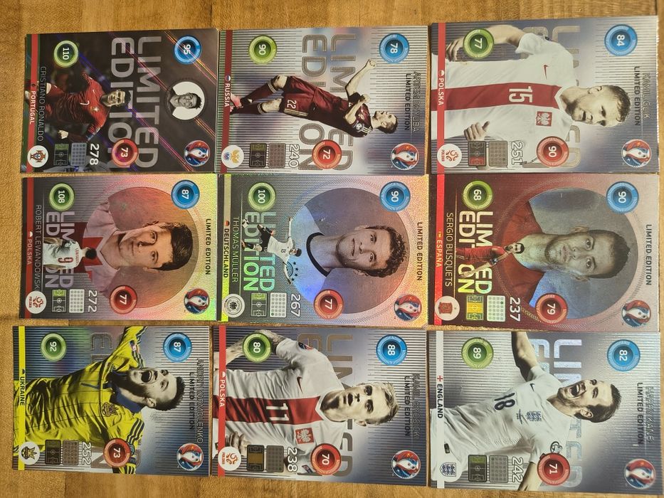 Karty euro 2016 limited edition