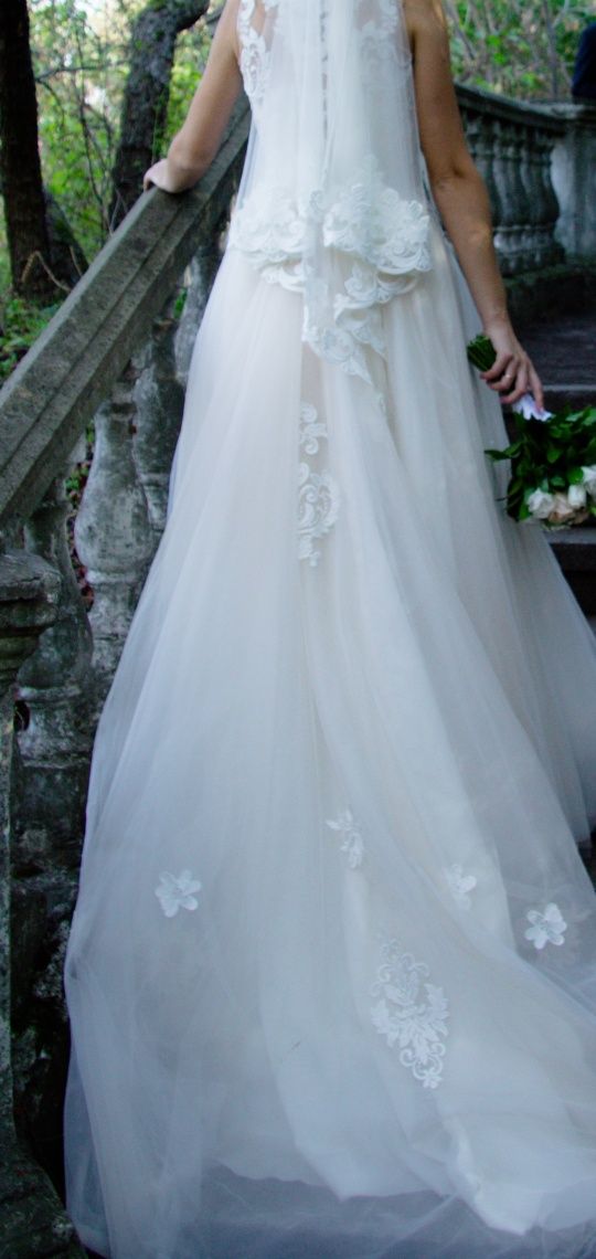 Свадебное платье, айвори