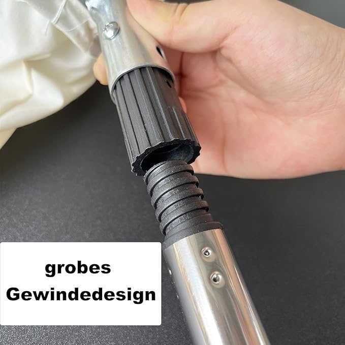 Zbierak do owoców teleskopowy 2,6 m ze stalowym trzonkiem i workiem