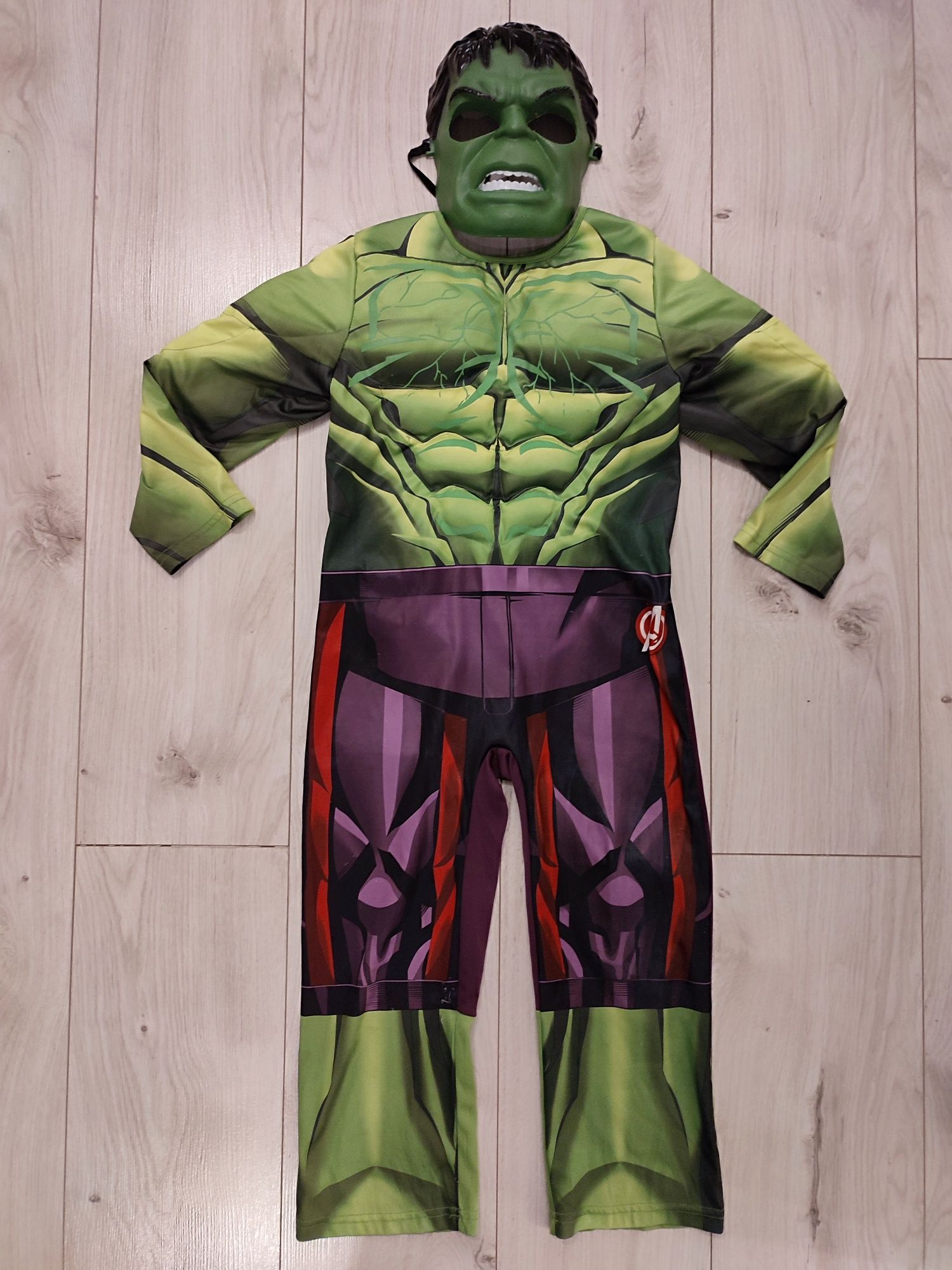 Strój, przebranie, Hulk, Avengers, 5-6 lat