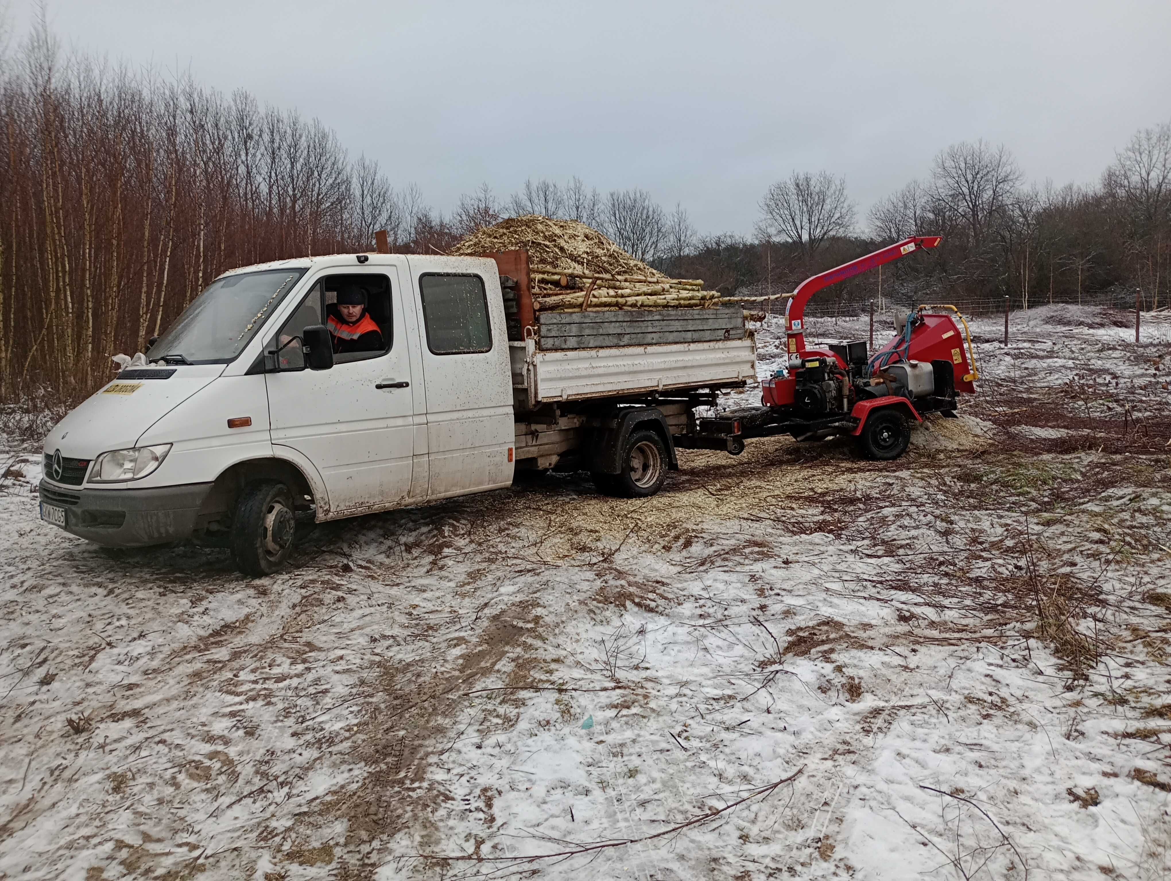 Sprzedaż żwirów,piasku, ziemi -transport