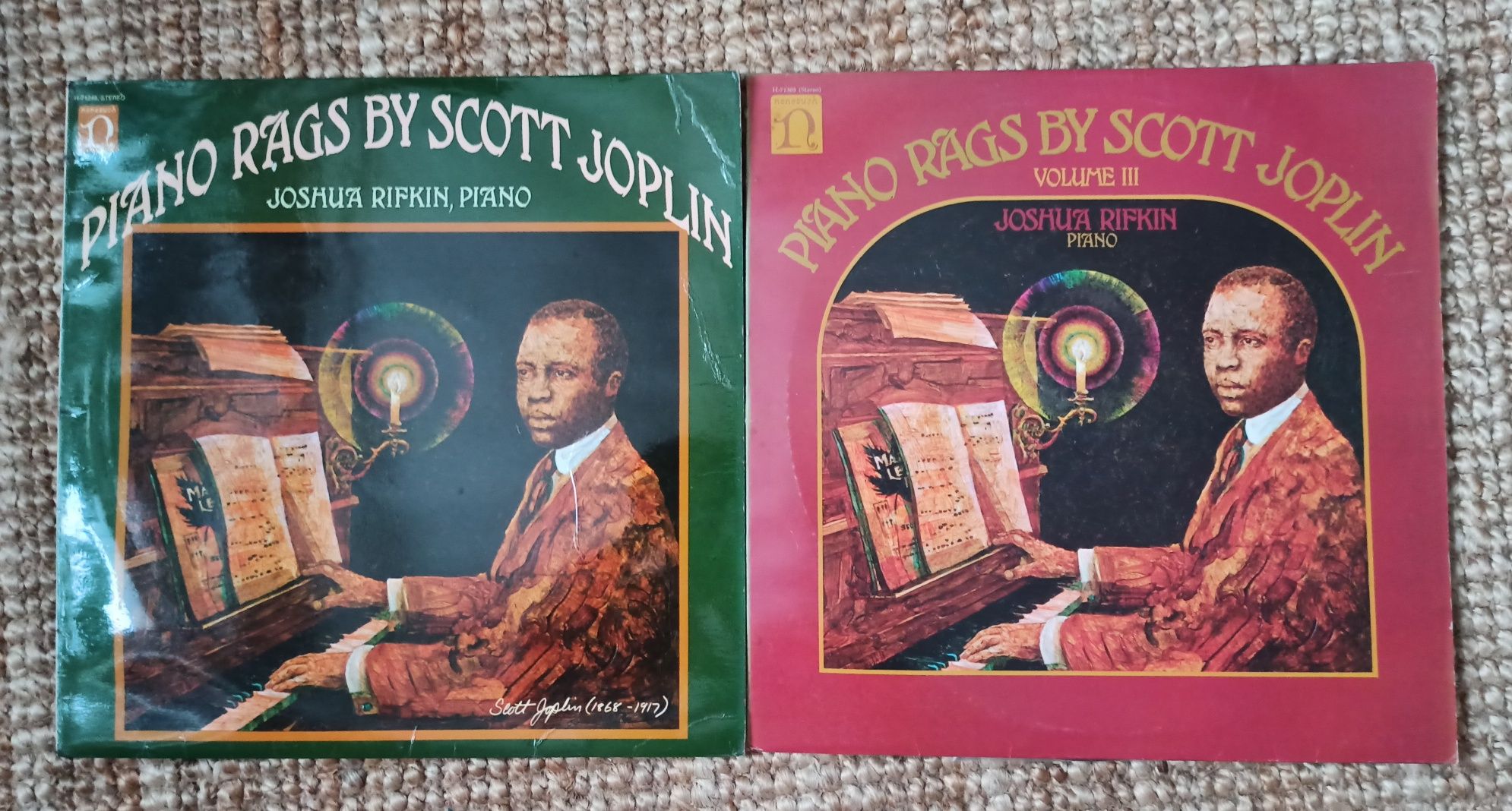 Piano Rags by Scott Joplin Vol. 1 & 3 - Joshua Rifkin 2xLP