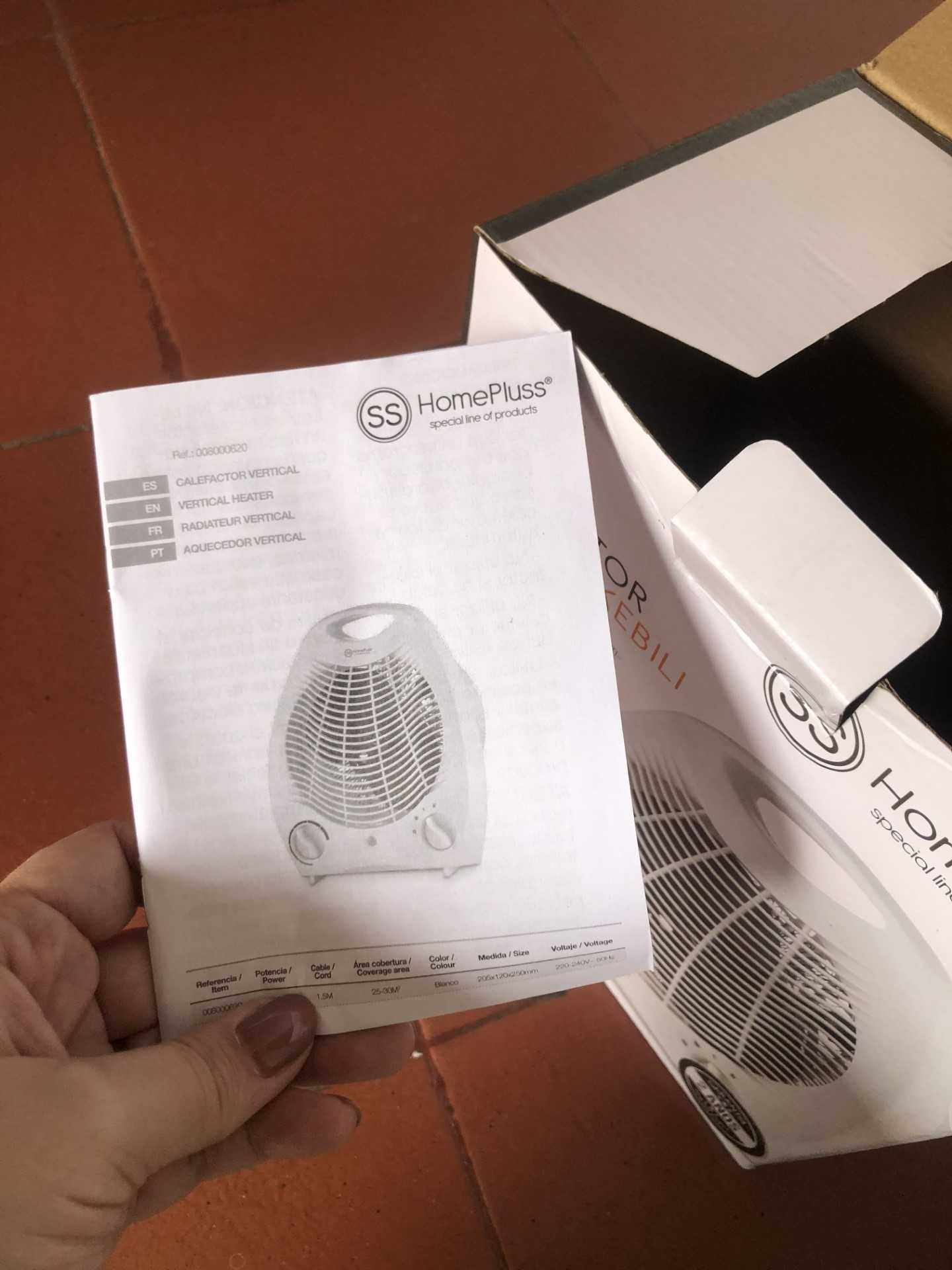 Ventilador em óptimo estado, dentro da garantia