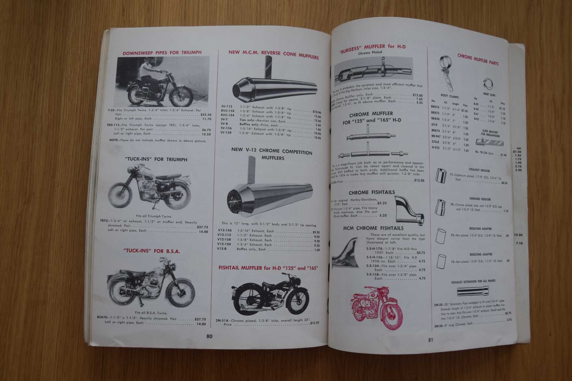 katalog Instrukcja BECK Triumph Norton BSA Royal Enfield AMAL AJS