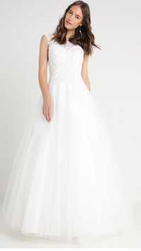 Suknia ślubna biała typu księżniczka Luxuar