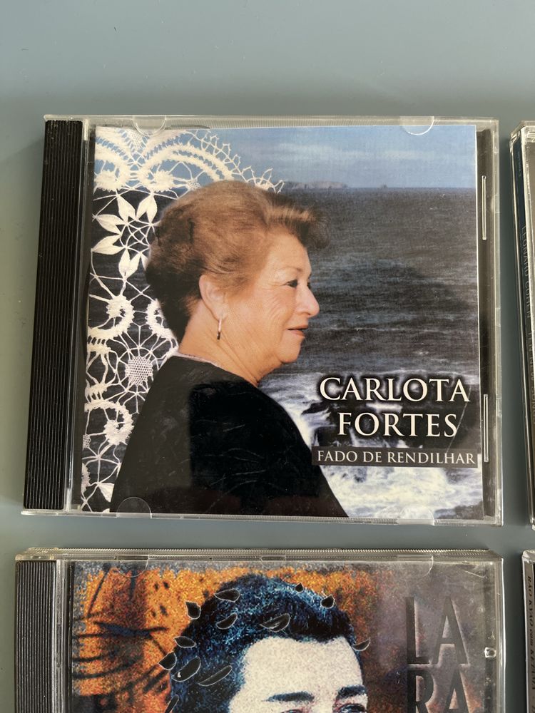 Conjunto de 4 CDs: Rao Kyao, Lara Li, Leonard Cohen, Carlota Fortes