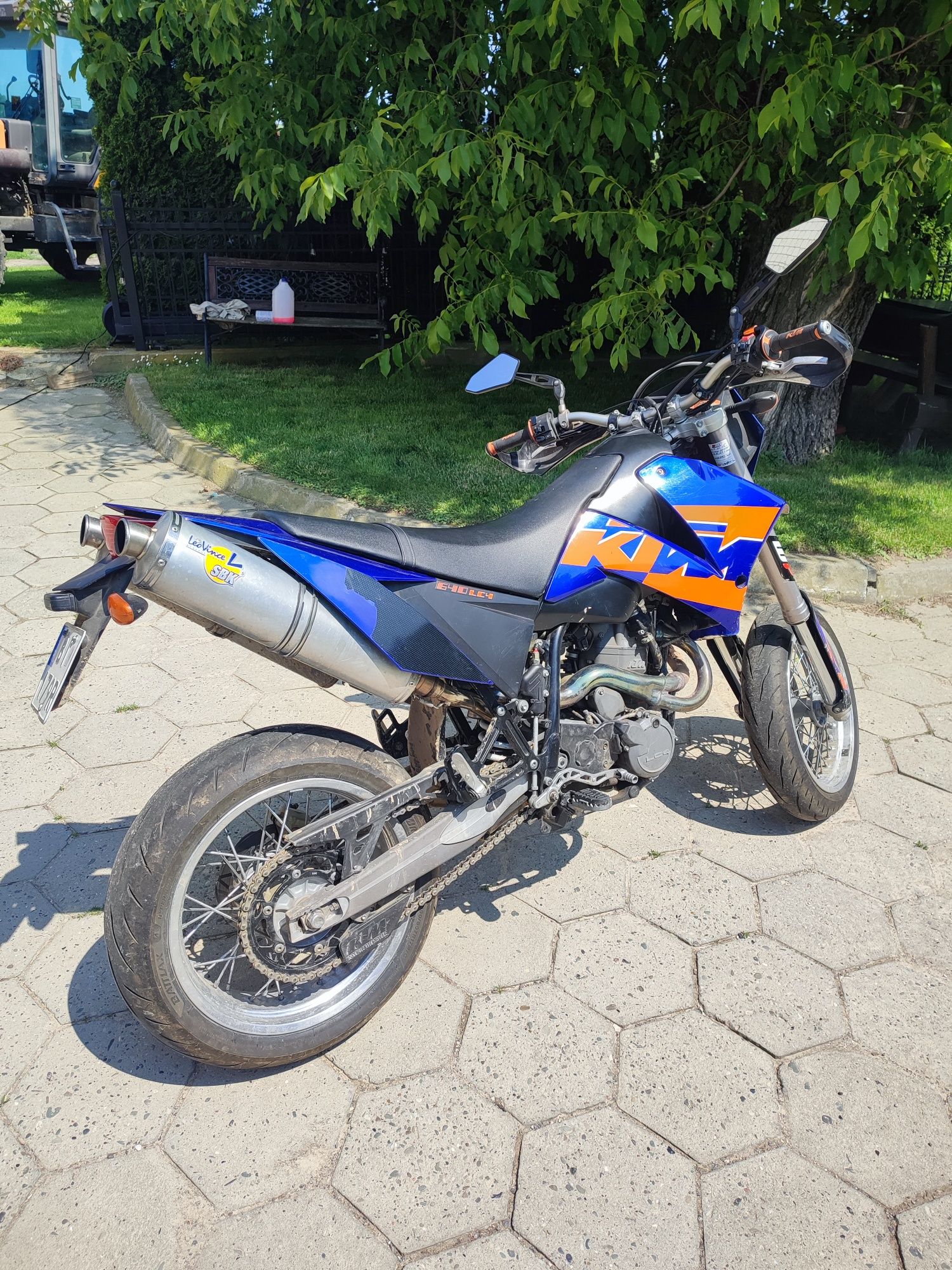 KTM LC4 640 Supermoto/ Zamiana na enduro, quad