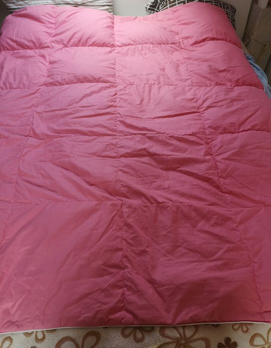 Puchowa  z pierzem kołdra 160/185