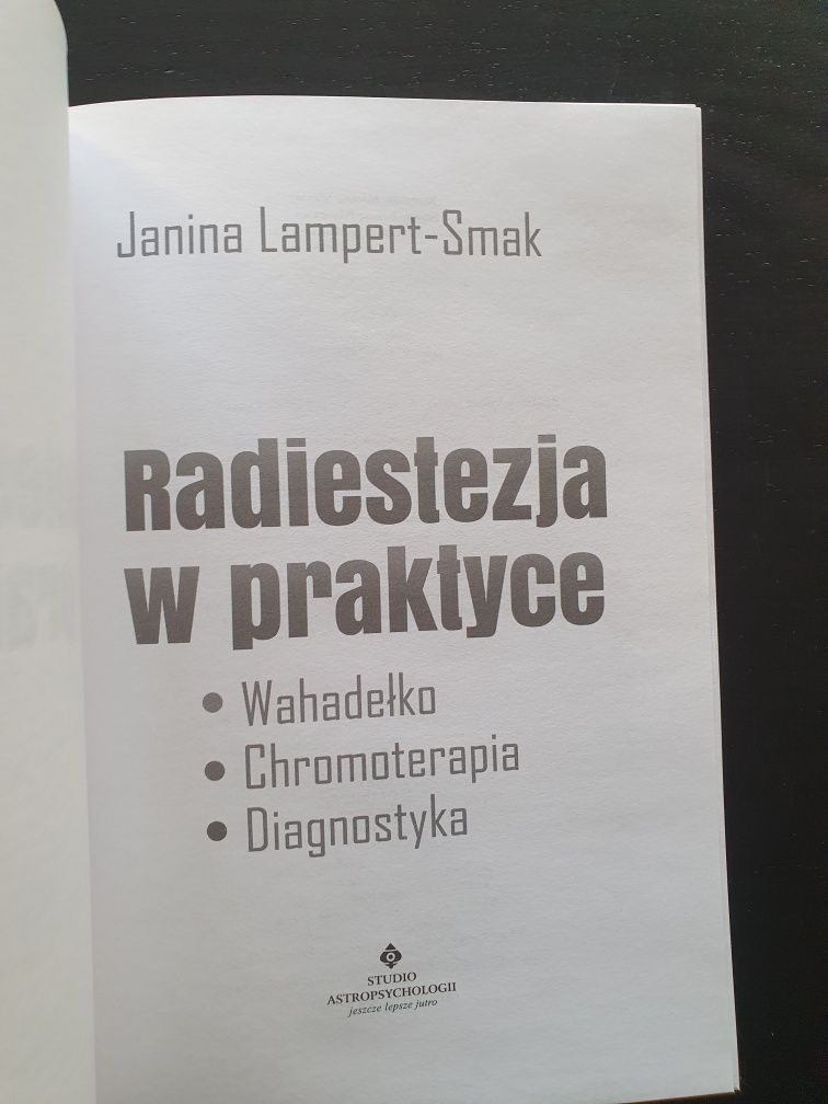 Radiestezja w praktyce Janina Lampert  Smak