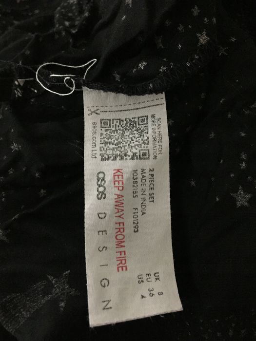 Asos koszula nocna w gwiazdy S *PW557*