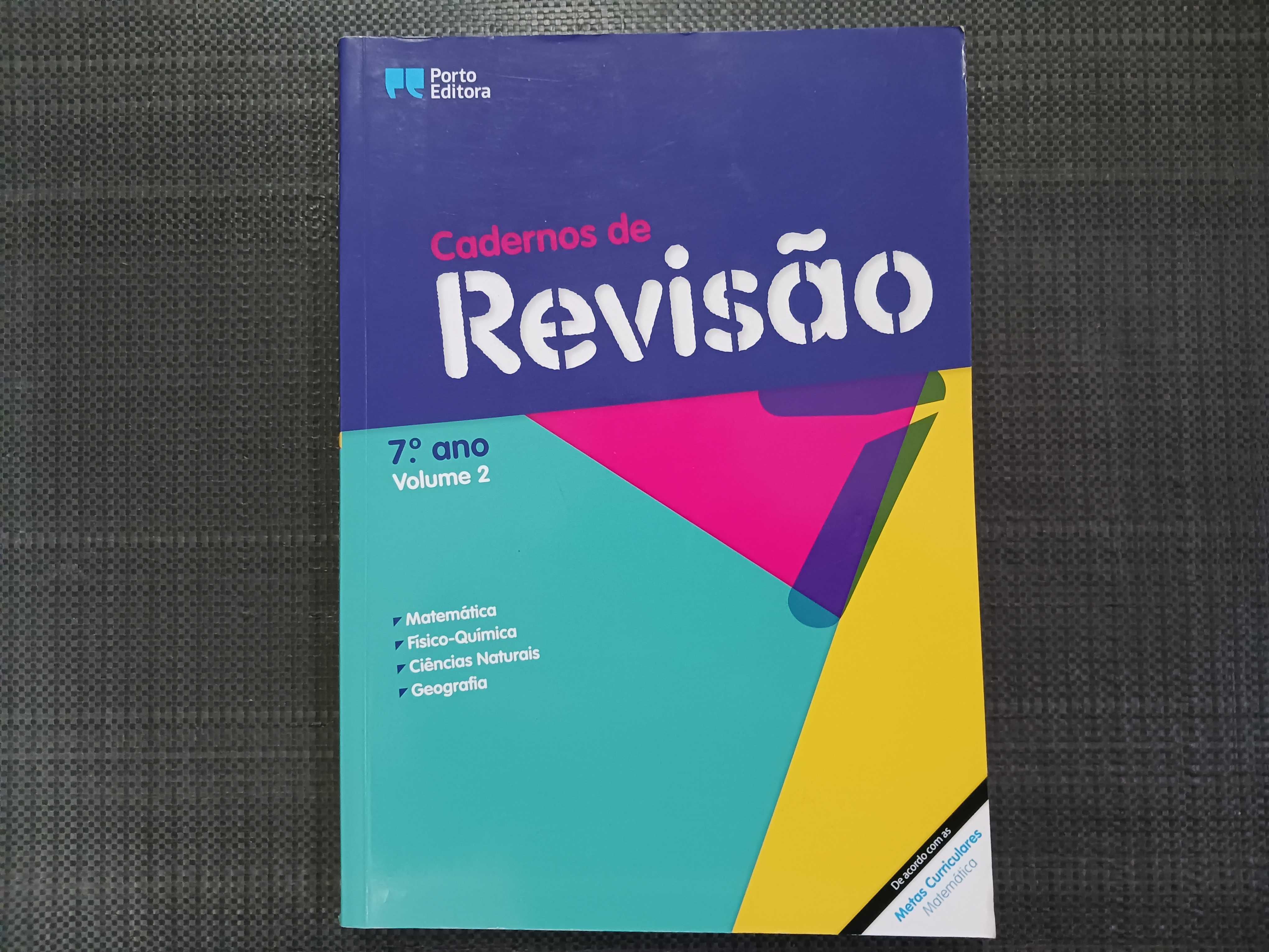 Livro "Cadernos de Revisão" 7º Ano - Volume 2