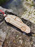 Drewniana zawieszka + lampka LED - Volkswagen Corrado VR6 G60 GTI
