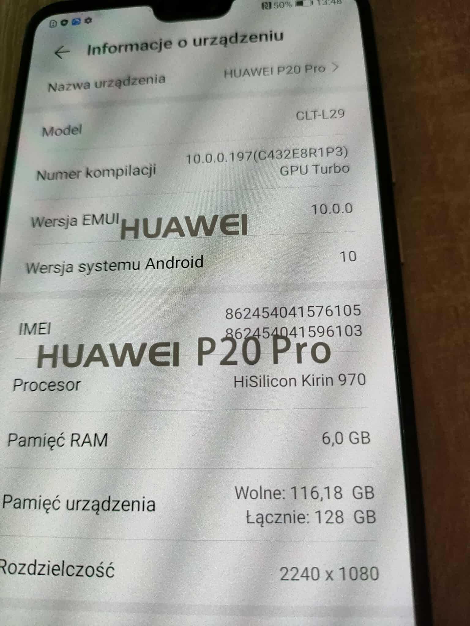 Smartfon Huawei P20 Pro 6 GB / 128 GB różowy