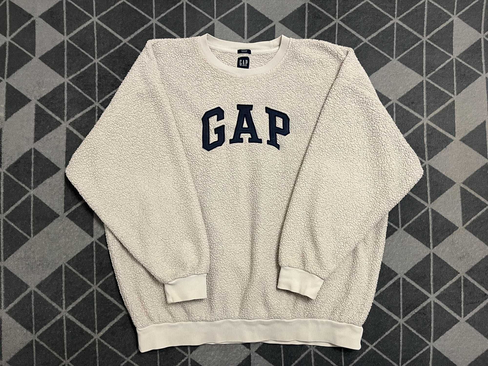 Світшот, кофта, шерпа Gap Logo Sherpa Sweatshirt Oversize (оригінал)