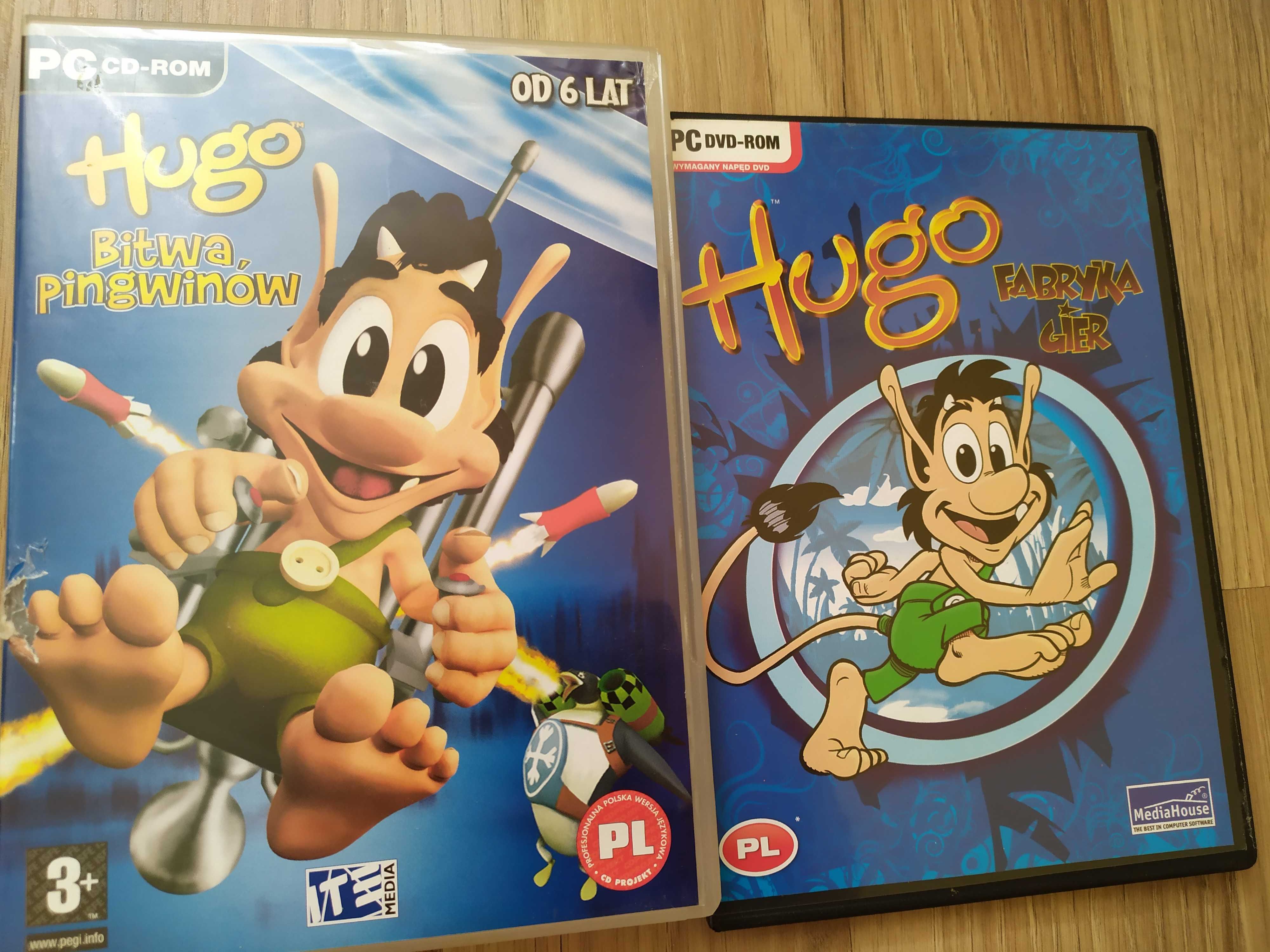 plyty pc cd-rom hugo Bitwa pingwinów, Fabryka Gier