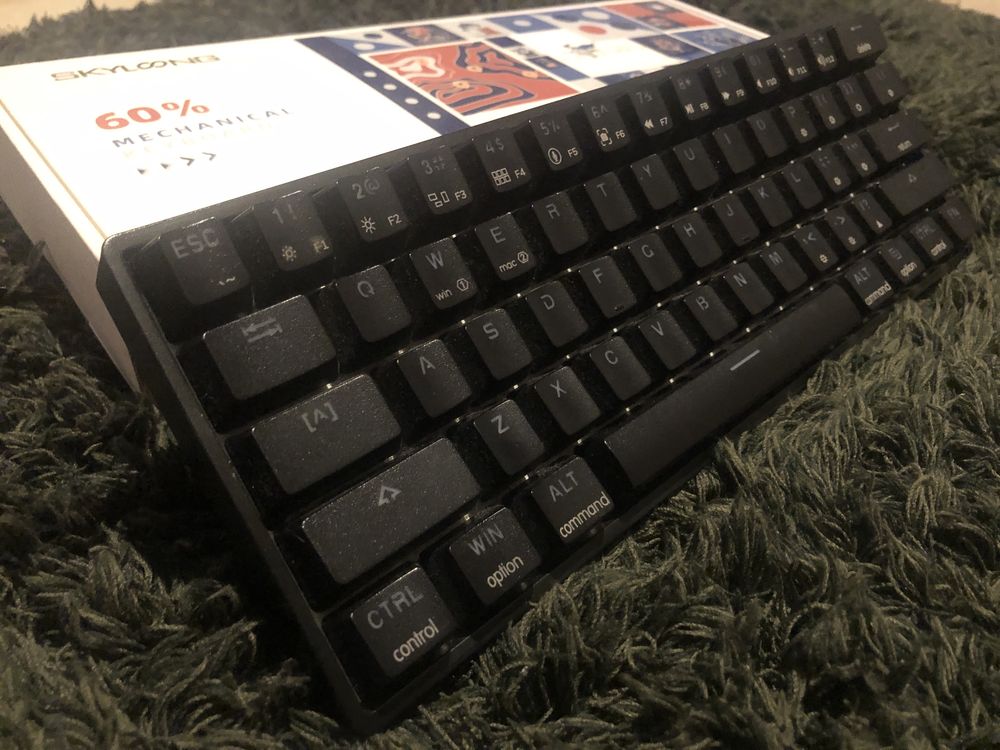 Klawiatura mechaniczna skyloong sk61 brown switch