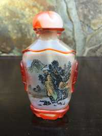 Snuff Bottle Vidro de Pequim China séc XIX 6,5 cm