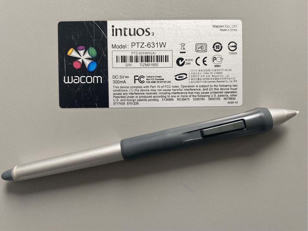 Tablet Wacom Intuos 3, PTZ-631W