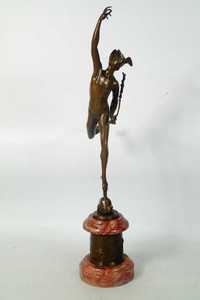 HERMES MERKURY patron biznesu rzeźba z brązu figura PIĘKNA