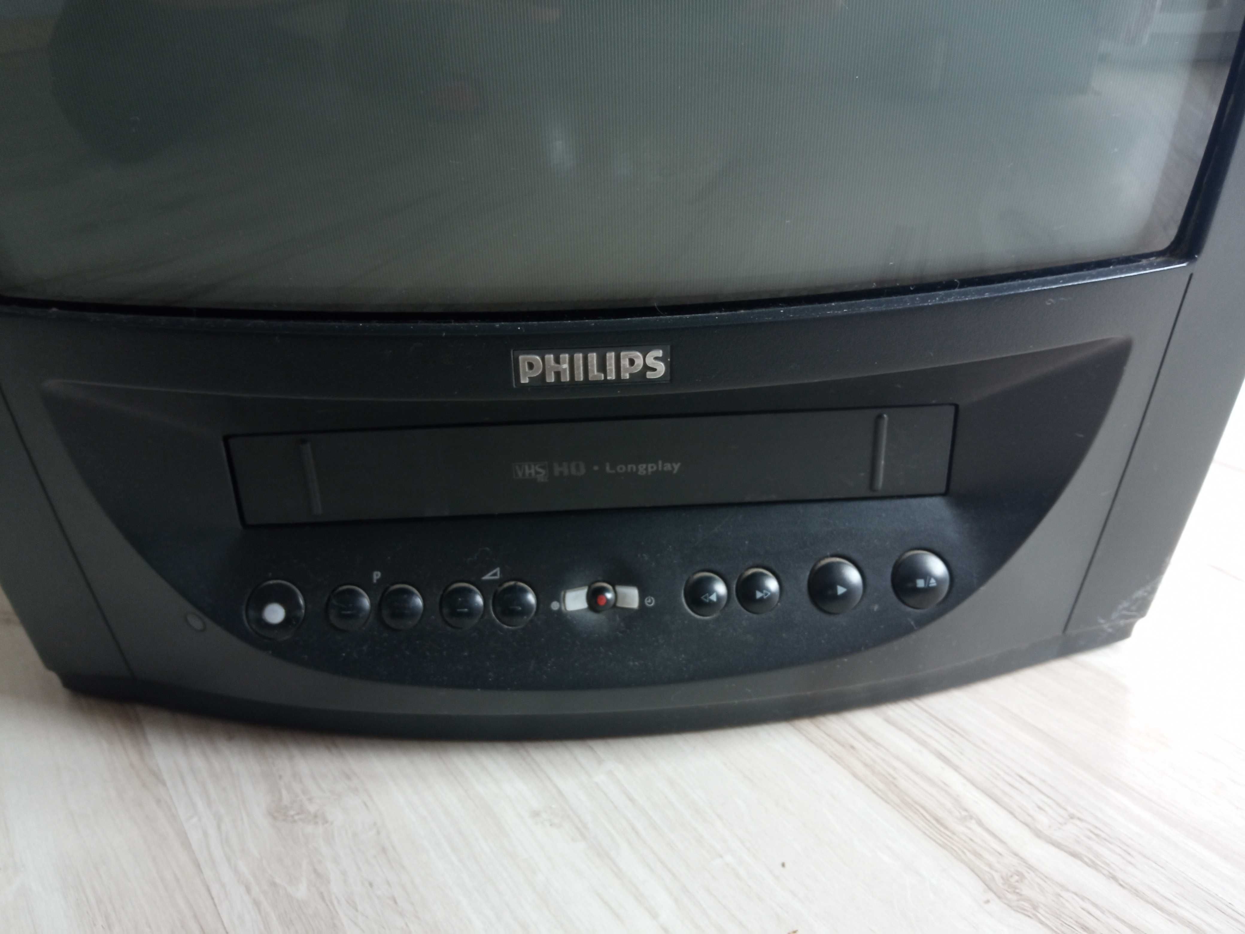 TV Philips combo video VHS