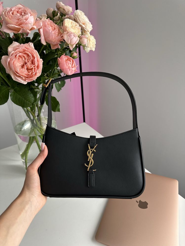 Сумка в стилі YSL Yves Saint Laurent Hobo Le 5 A 7 Leather Shoulder