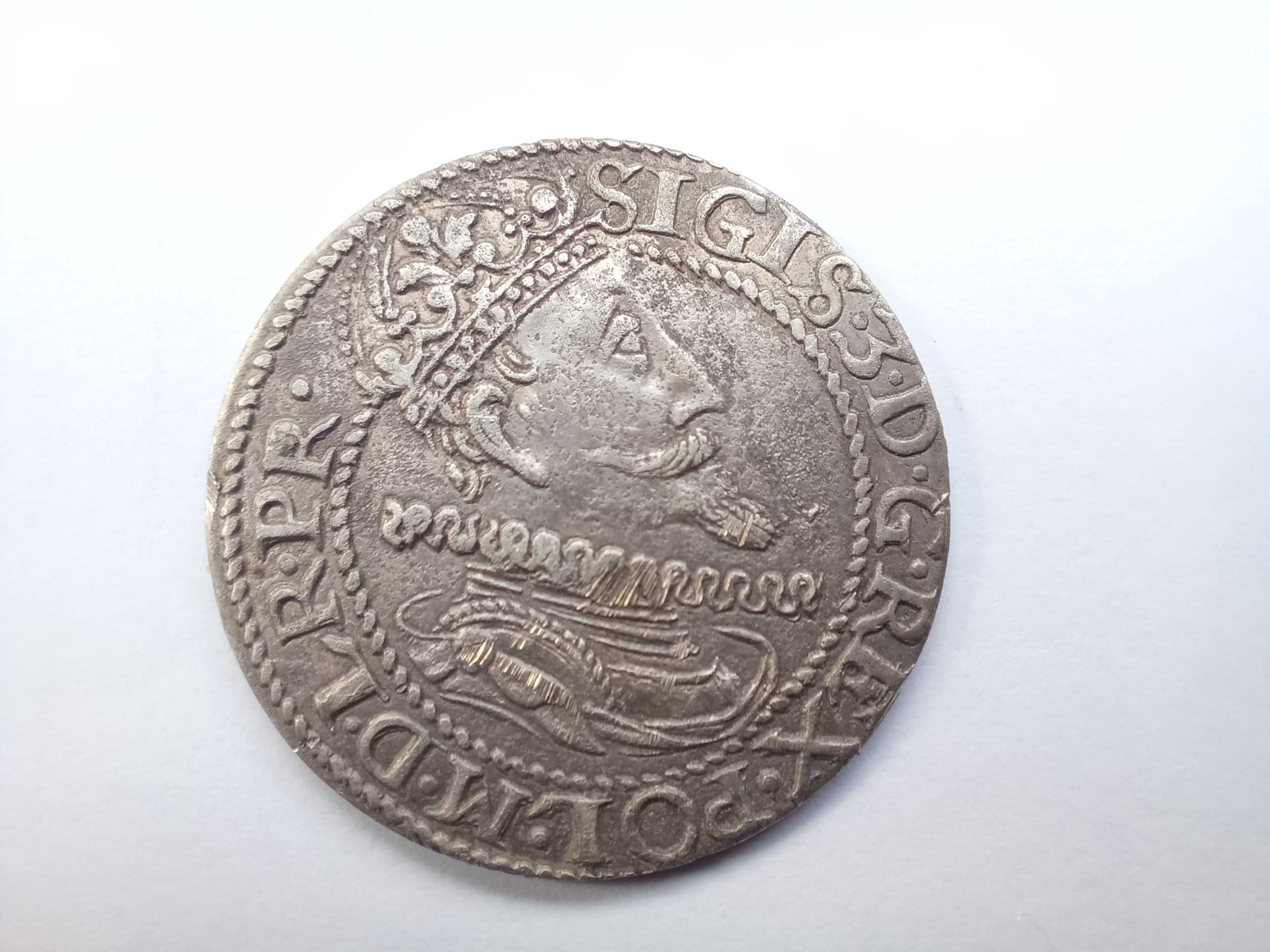 Монета Орт 1613 года  Сигизмунд III Ваза