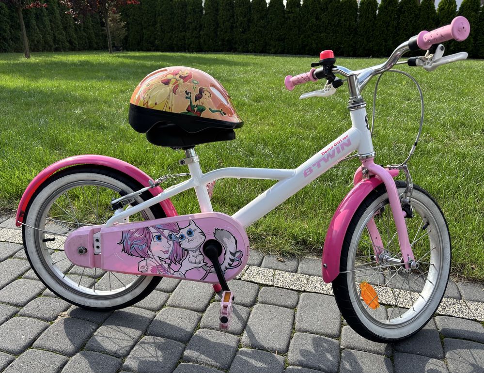 Rower B’twin Docto Girl 500 Koła 16 cali Super Stan GRATIS KASK