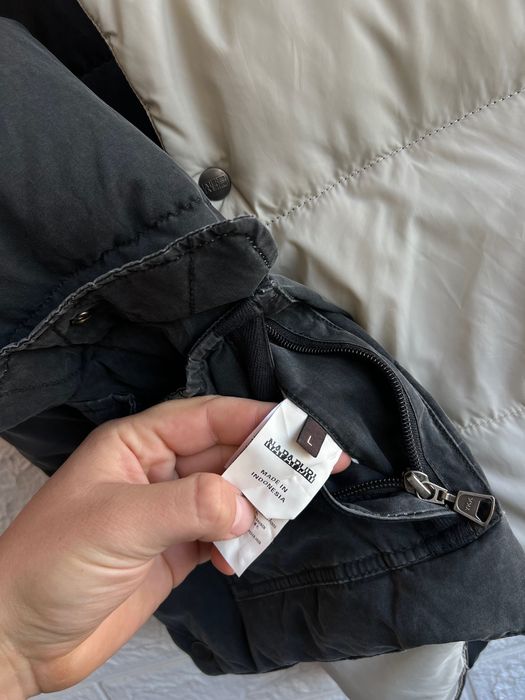 Жилетка пухова Napapijri двостороння вінтаж рЛ