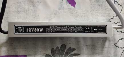 Zasilacz Eko-Light wodoodporny do taśm led 12V 30W