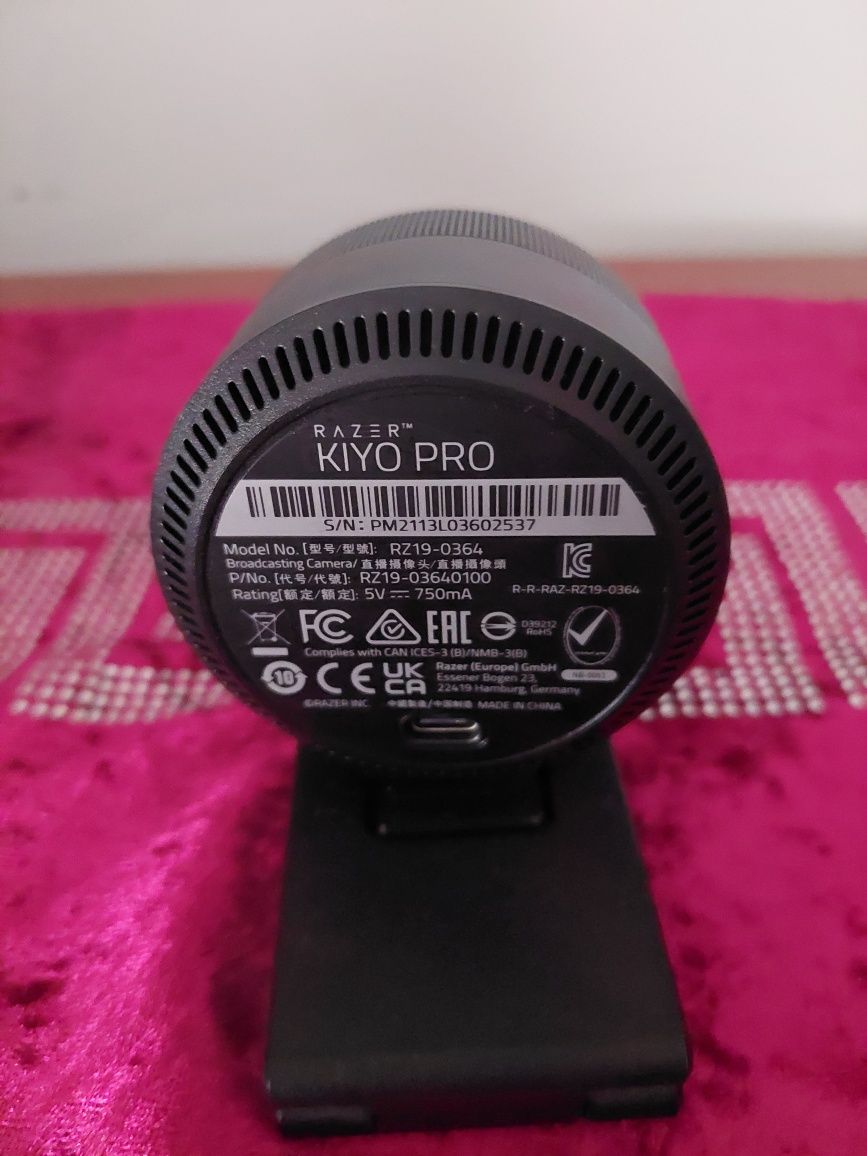 Webcam RAZER Kiyo Pro Full HD 1080p