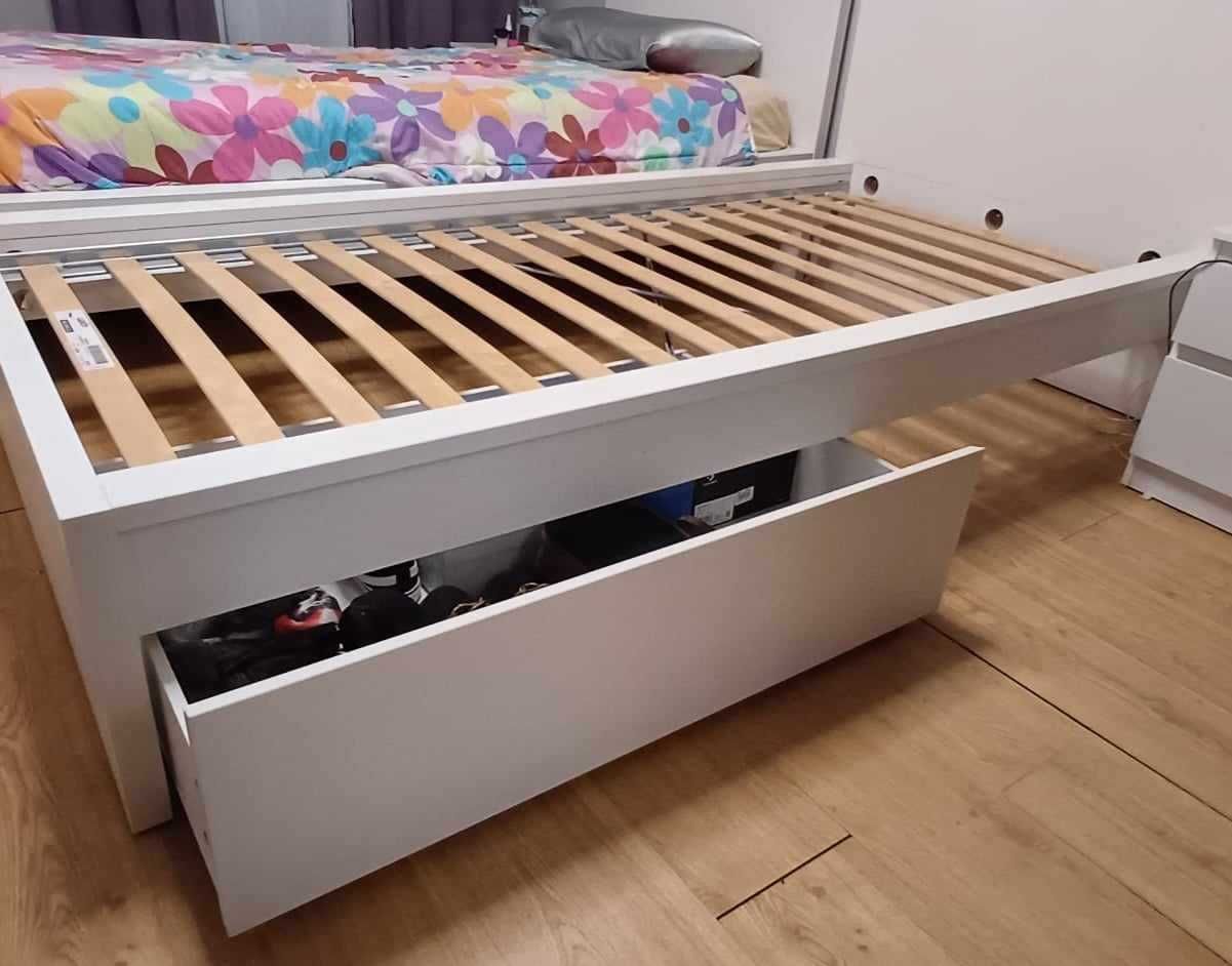 Cama de solteiro IKEA (gaveta incluída)