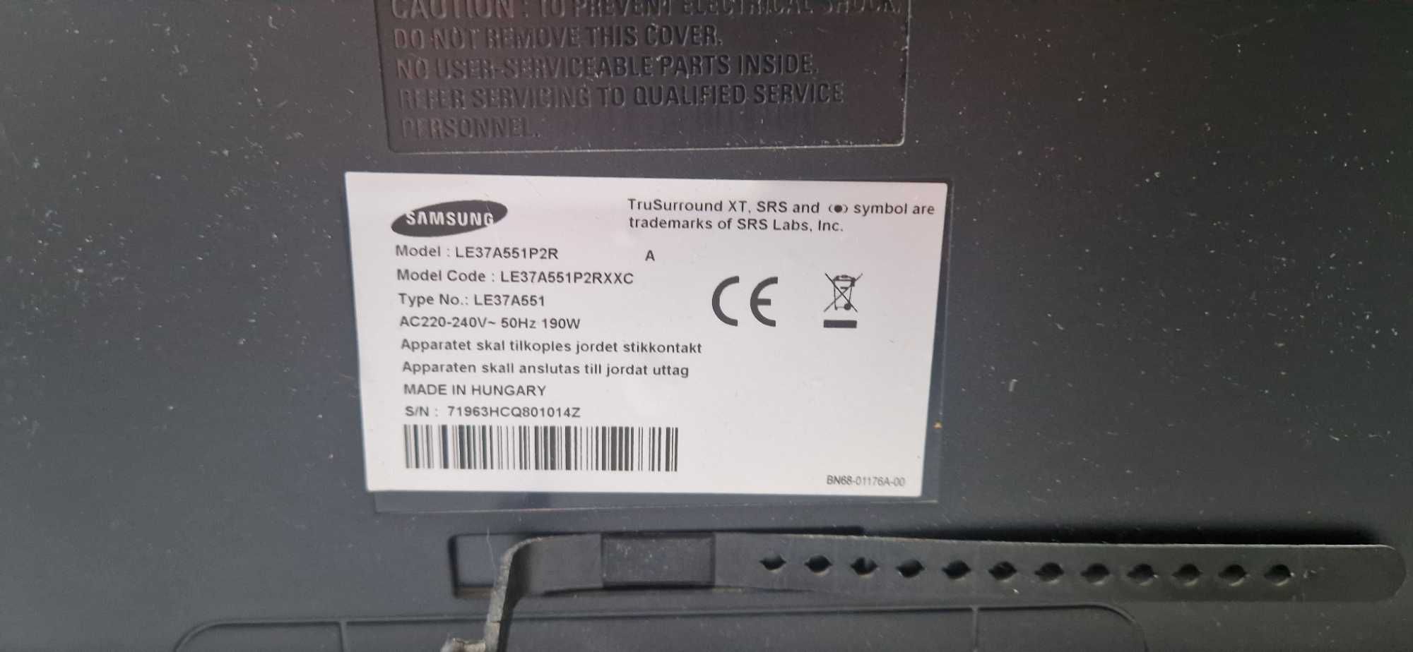 Telewizor Samsung LE37A551P2R