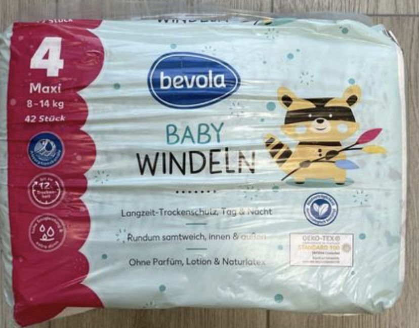 Памперси Bevola 4,5,6,4+,5+