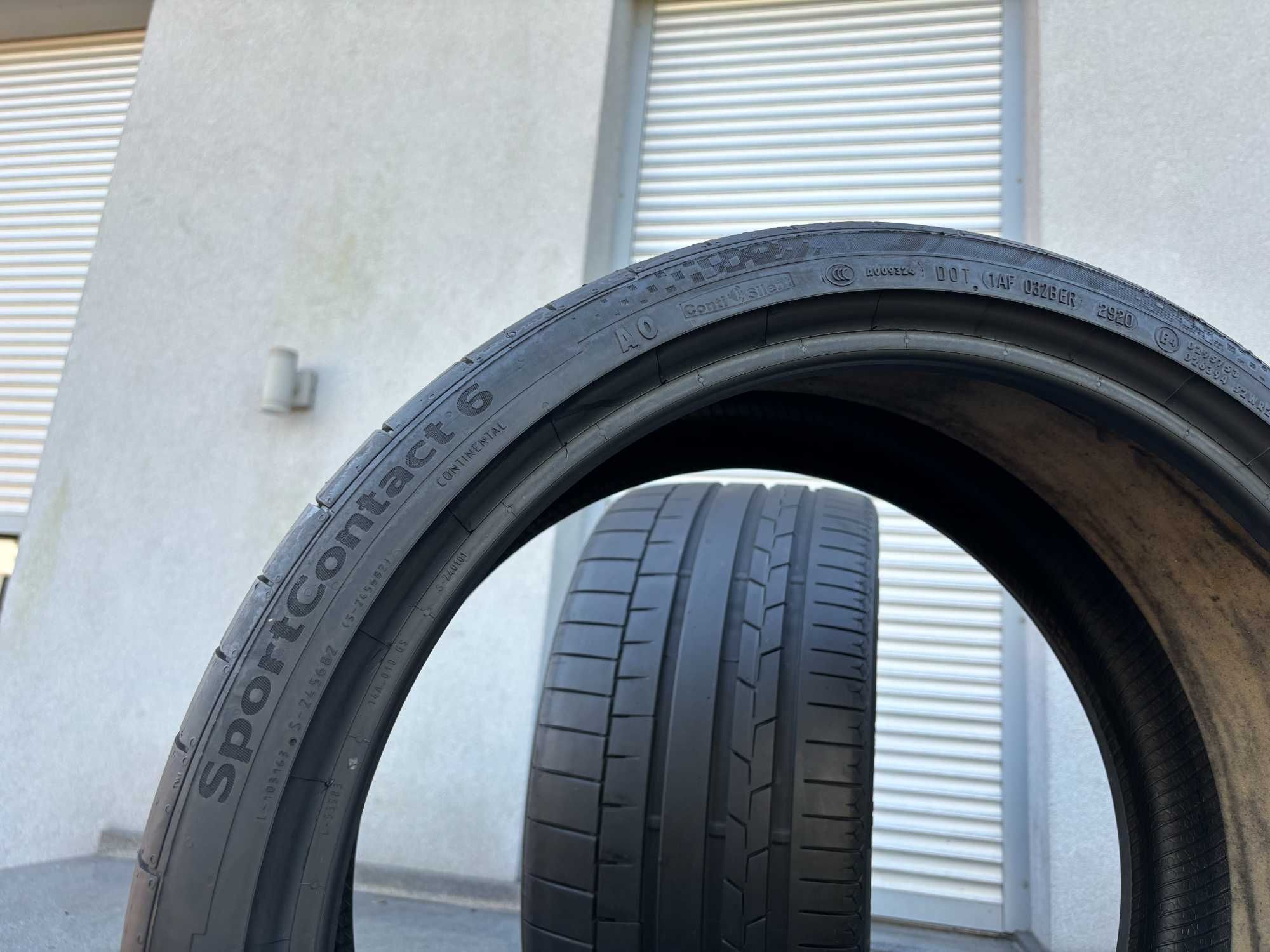 2szt letnie 275/30R20 Continental 6,5mm 2020r świetny stan! gwar L4163