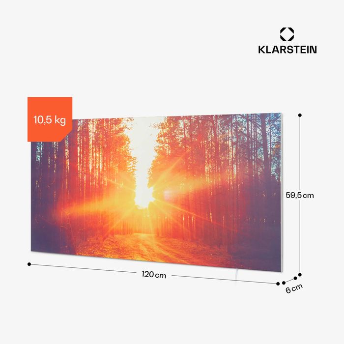 promiennik podczerwieni klarstein Wonderwall  720W Las 60x120