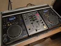 Idealne Pioneer 2x CDJ350 + DJM400 + case + kable