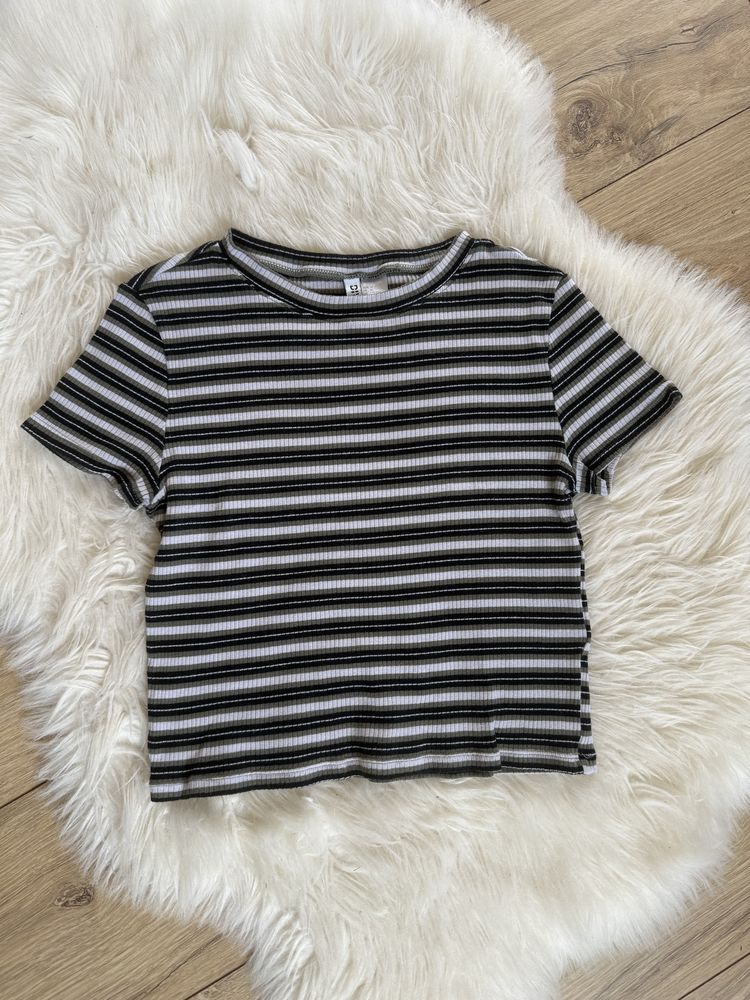 Zestaw crop topów bluzek H&M Sinsay House letnie