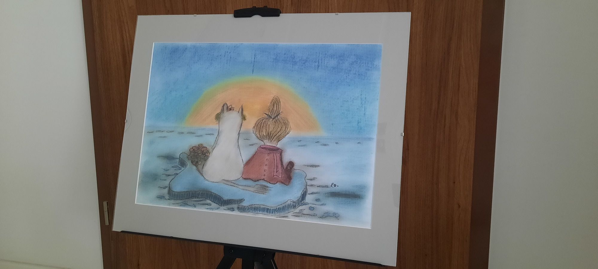 Obraz Rysunek Migotka Mała Mi Muminki