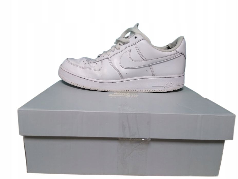 Nike 46 Buty Męskie Air Force 1 '07  Sneakersy Białe T109